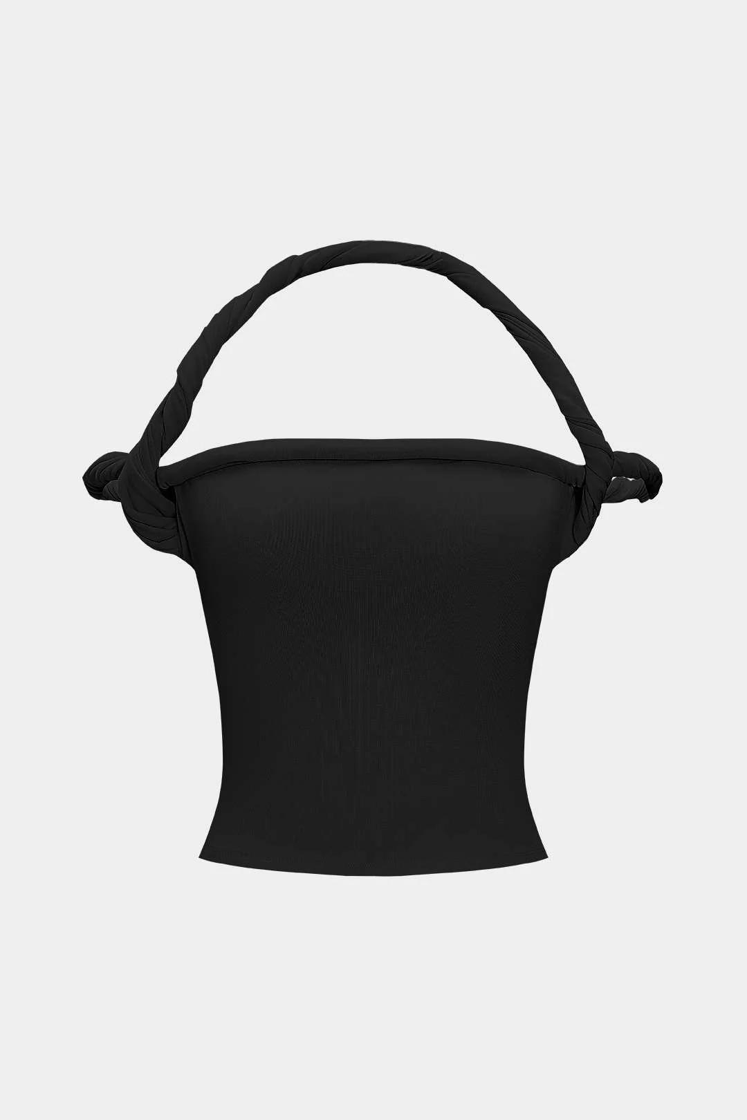 Twist Knot Halter Neck Tank Top