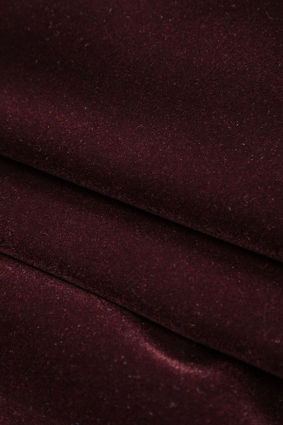 Velvet Button Long Sleeve Top and Belted Skirt Ensemble