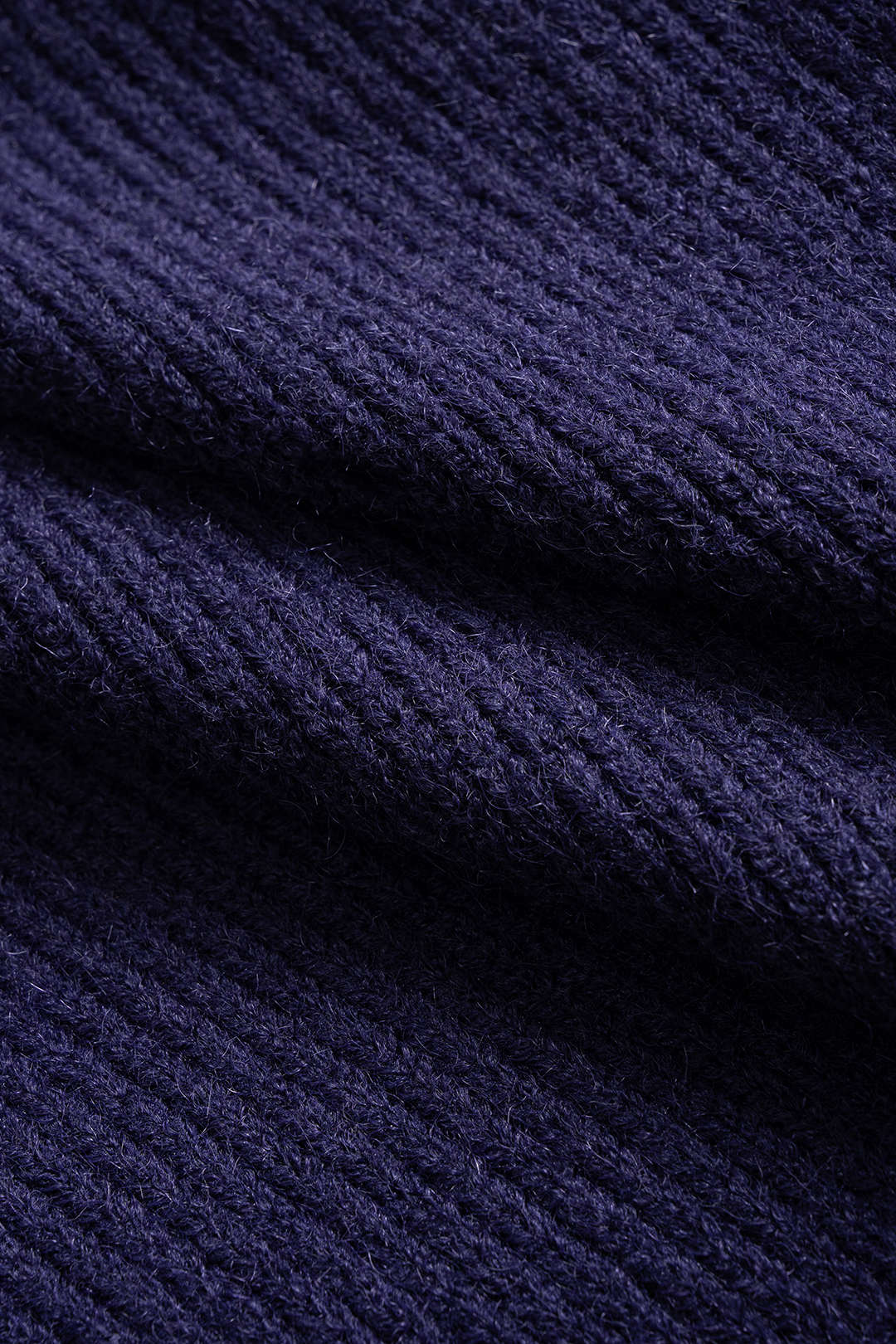 Knit Patchwork Frayed Button Long-Sleeve Top