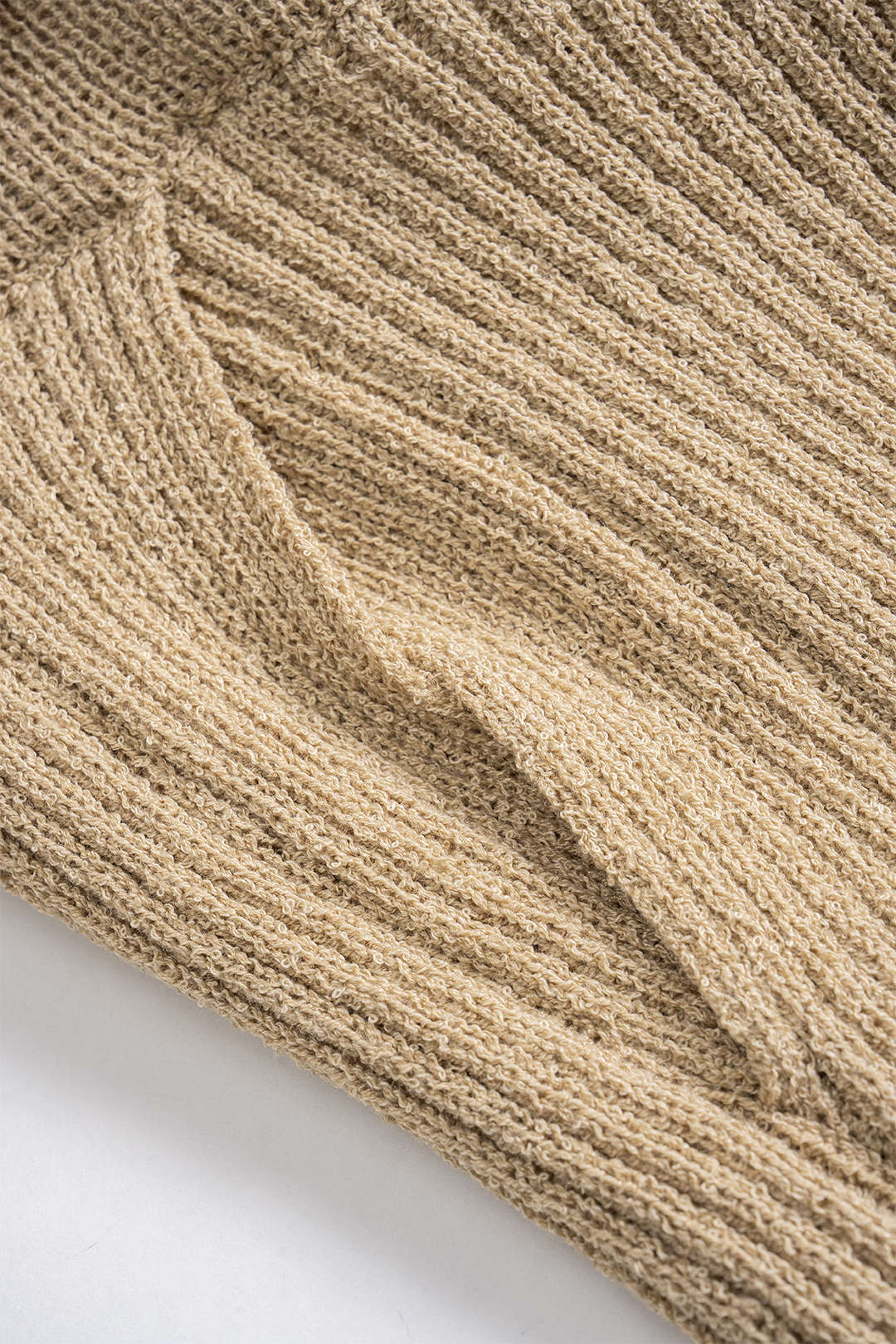 Knit Crossed Slit Women's Skirt