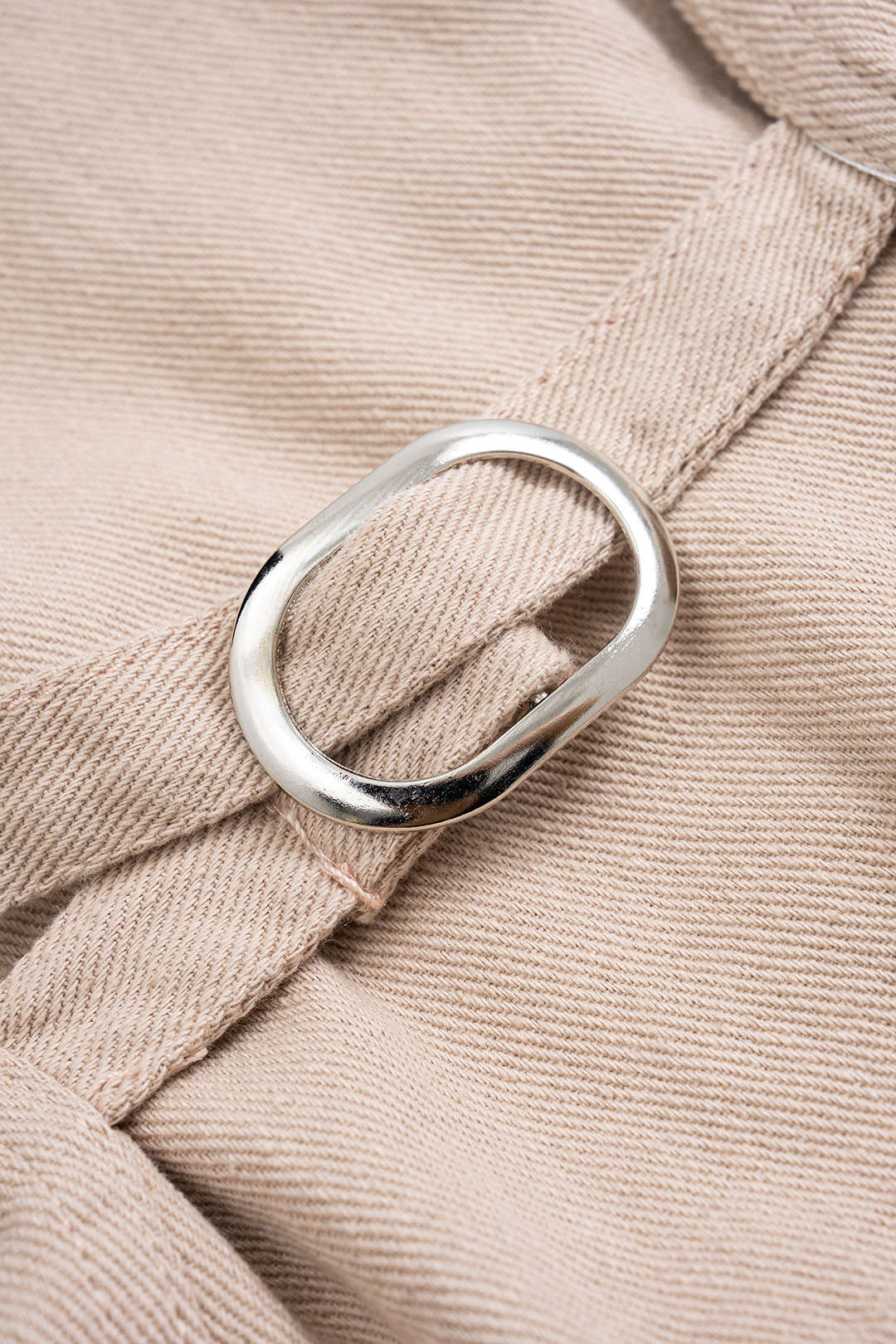 Denim Solid Button Vest And Shorts Set