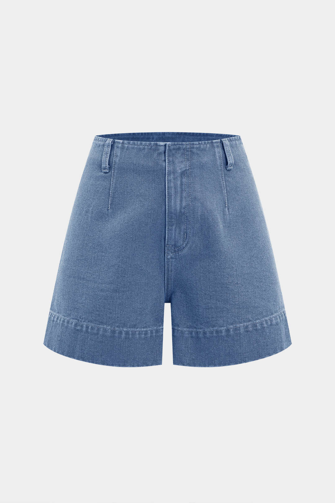 Denim Washed Pocket Shorts