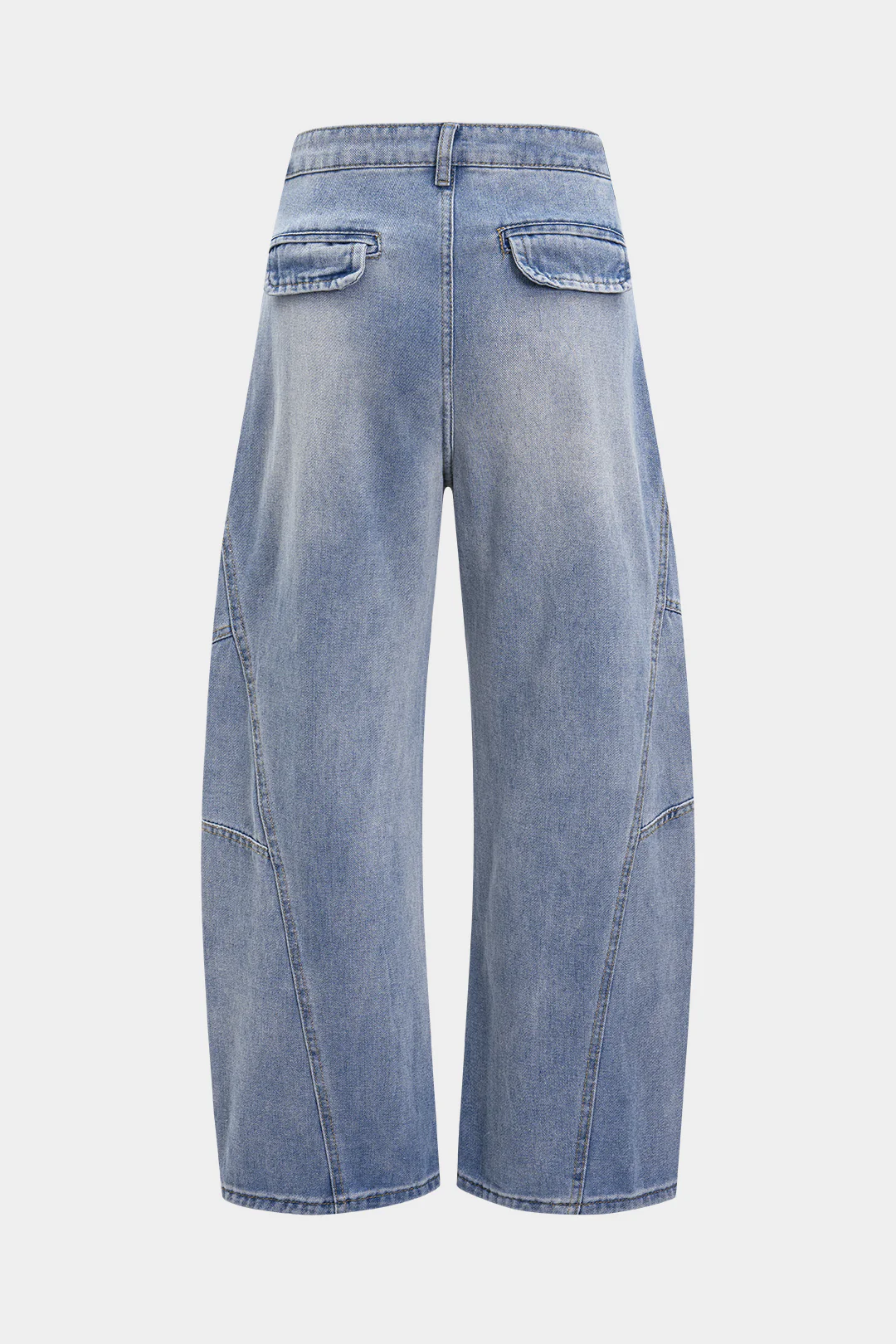 Denim Wide-Leg Jeans