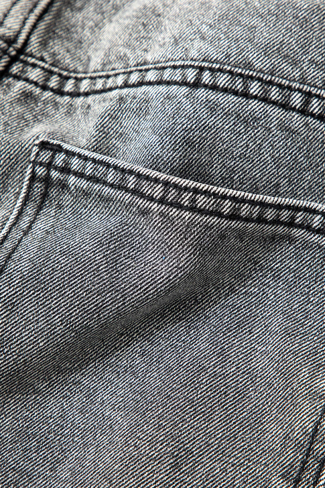 Asymmetrical Waist Straight-Leg Jeans