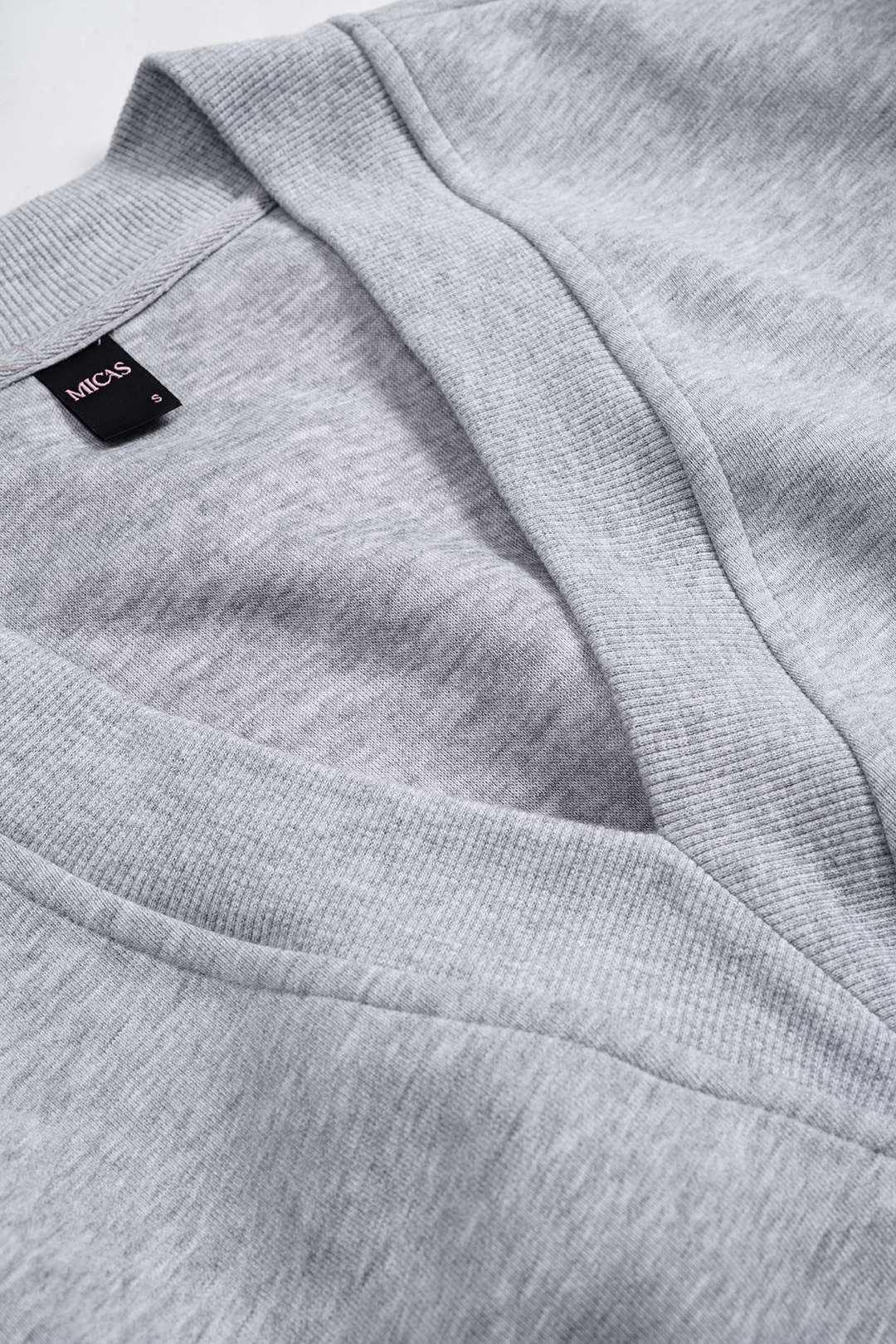 V-Neck Waist Long-Sleeve Mini Dress