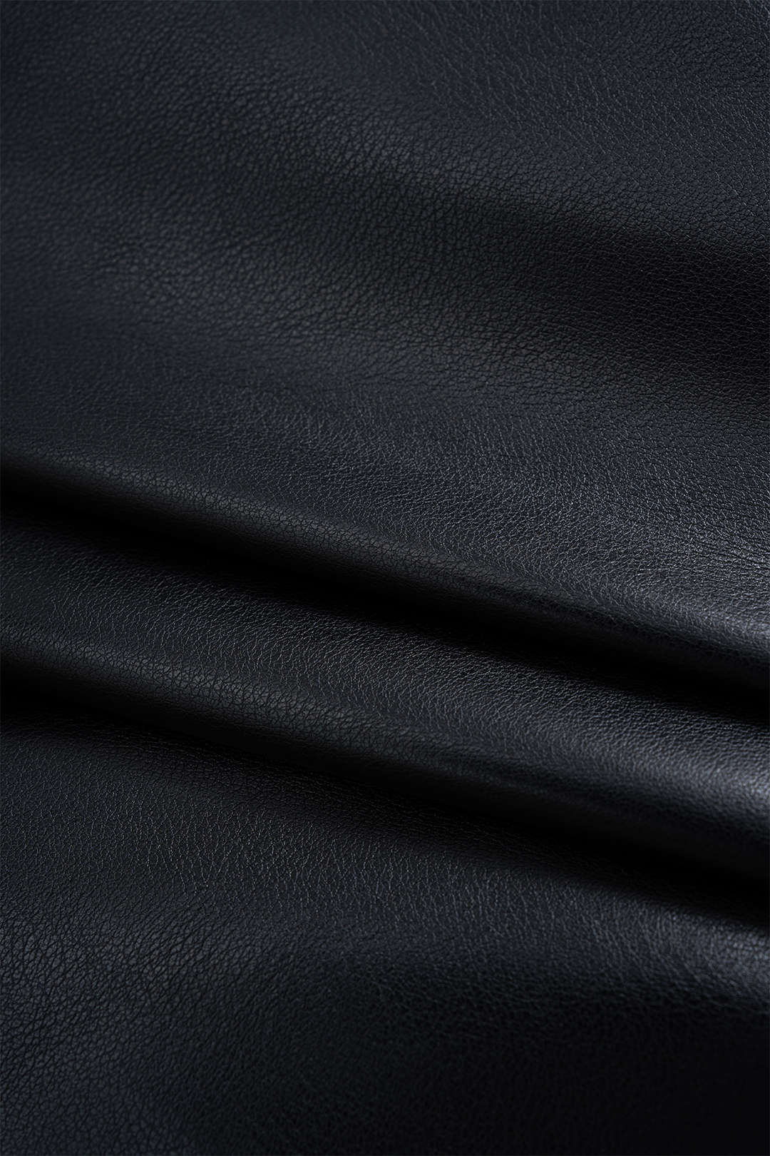 Asymmetrical Ruched Faux Leather Short Skirt