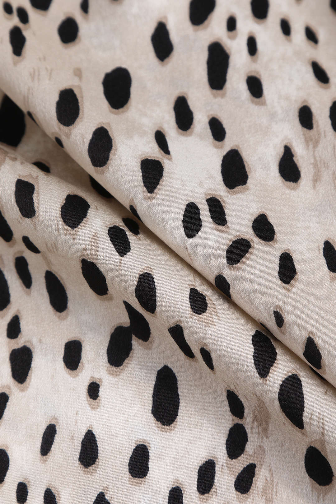 Leopard Print Drawstring Split Skirt