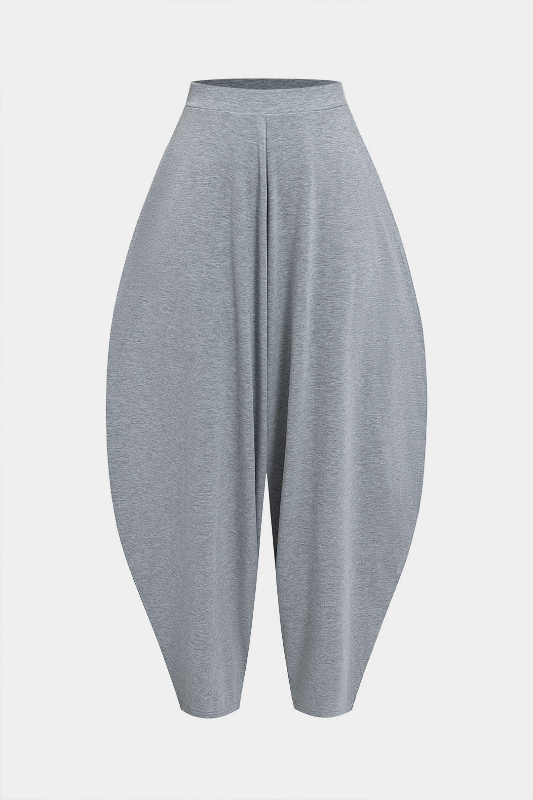 Asymmetrical Top and Barrel Pants Outfit Set