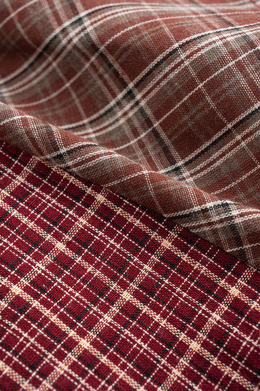 Plaid Print High Waist Irrgular Patchwork Skirt