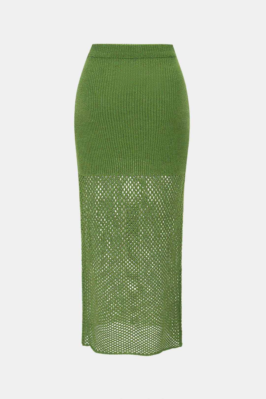 Knit Hollow-Out Skirt