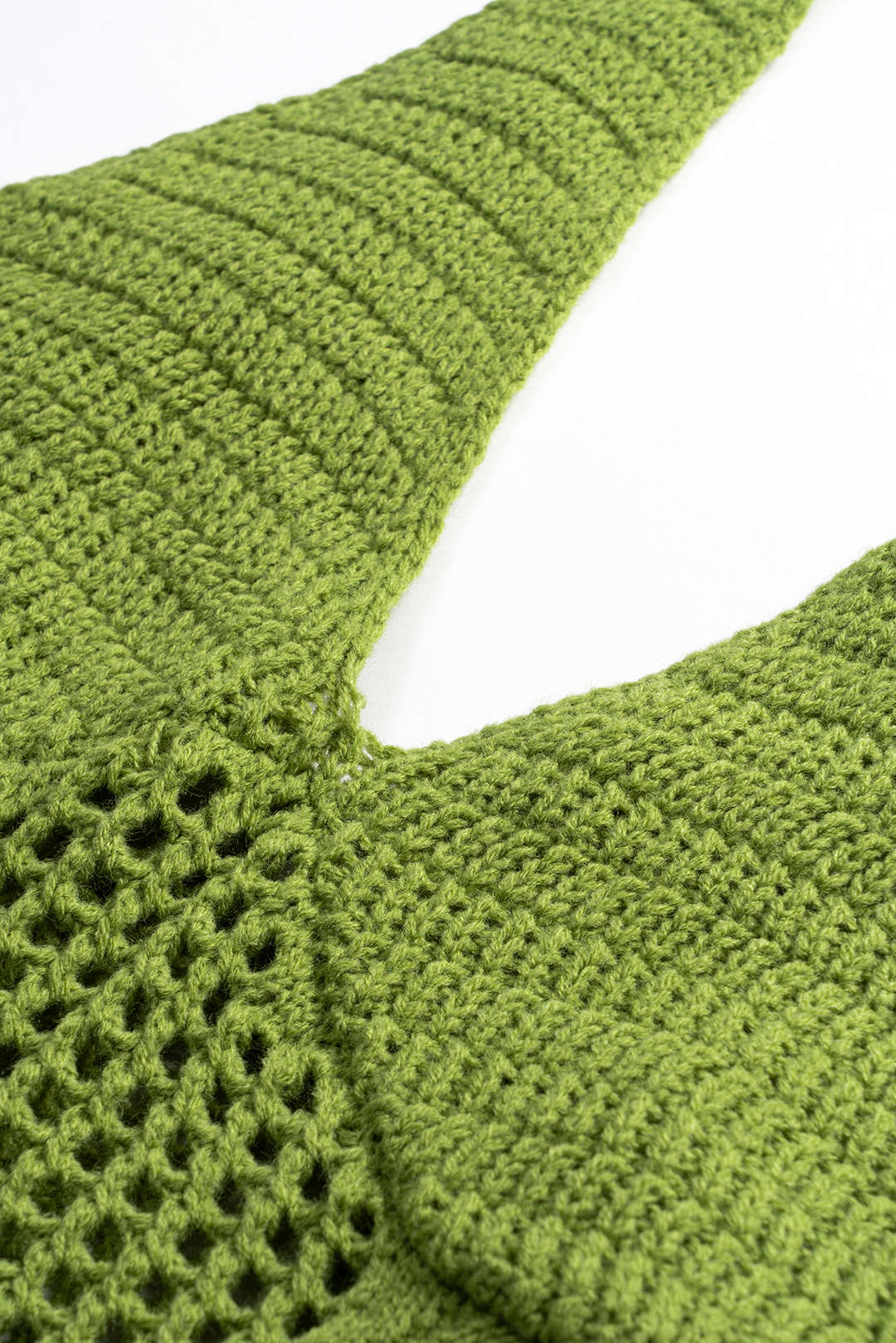 Plus Size Knitted Tie-Back Tank Top