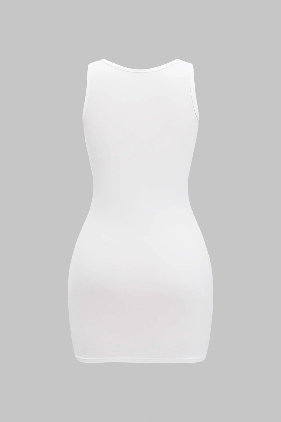 Patchwork Sleeveless Mini Tank Dress