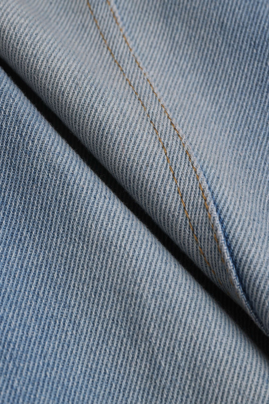 Denim Patchwork Notched Lapel Outer Garment