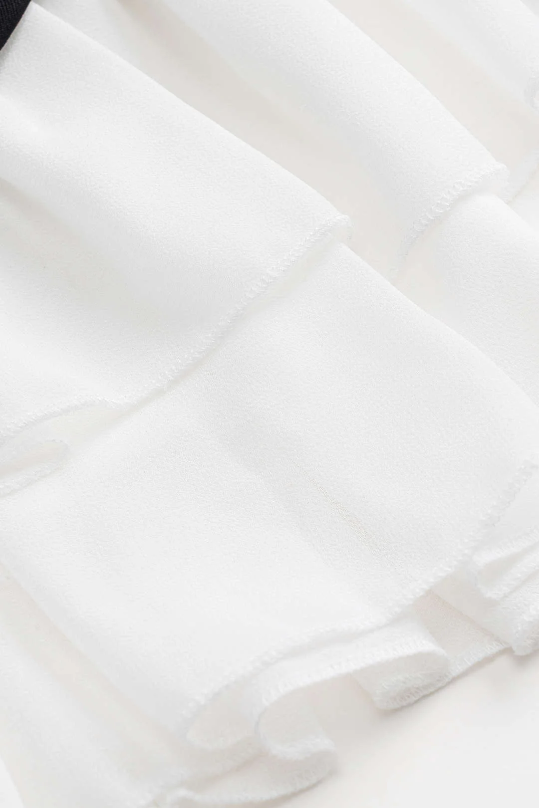 Chiffon Ruffle Patchwork Skirt