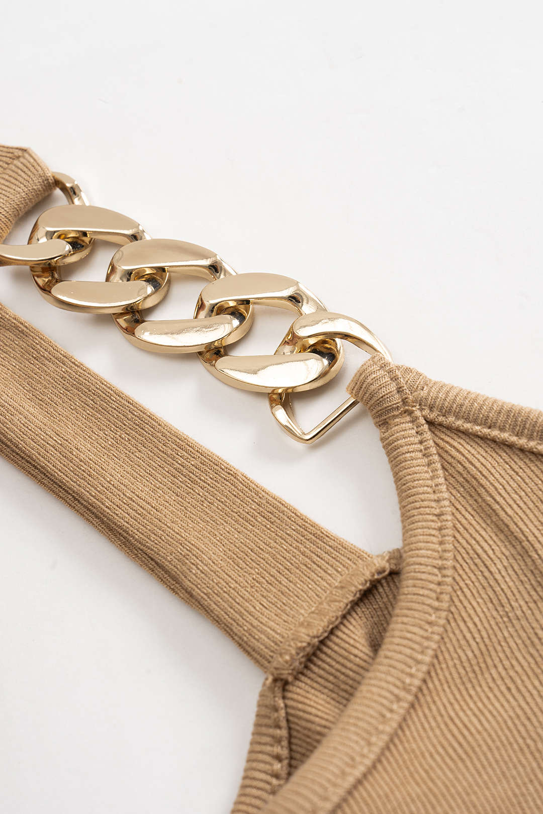 Metallic Chain Detail Cami Top