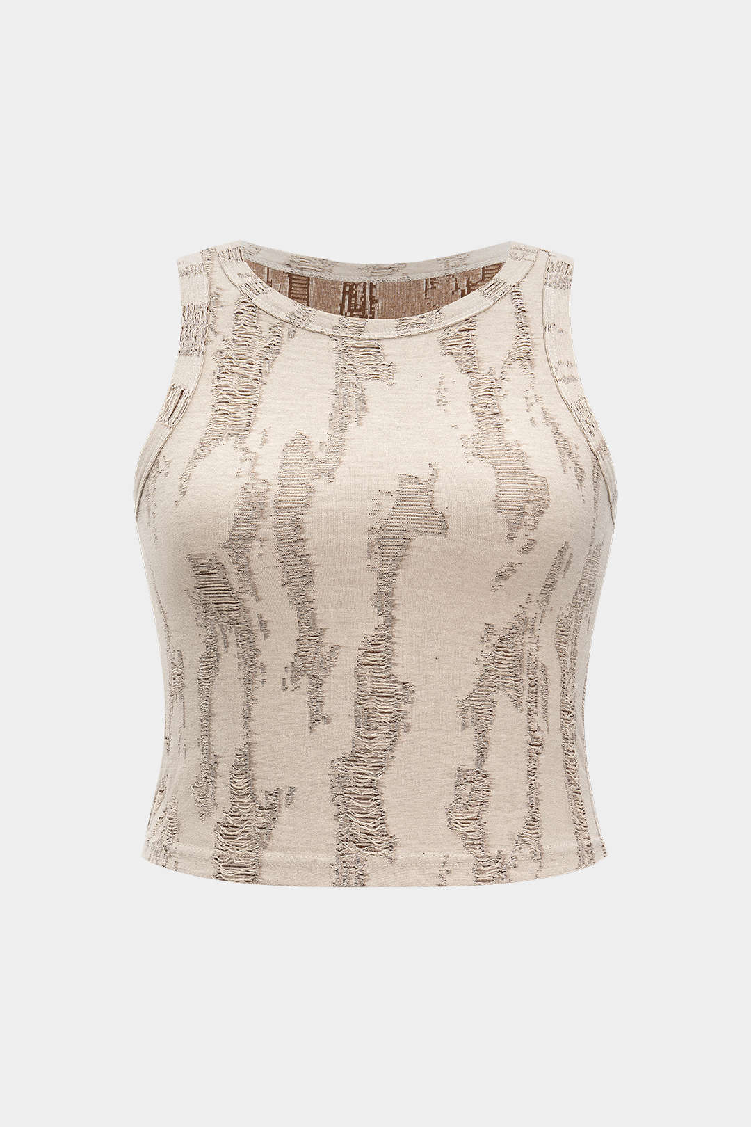 Plus Size Torn Tank Top