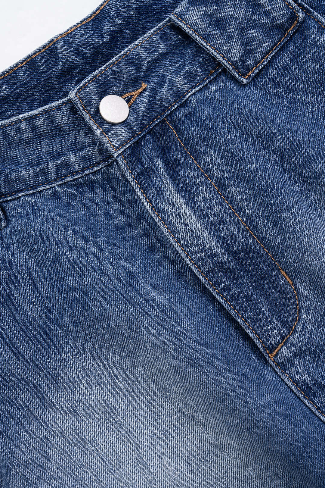 Denim Wide-Leg Barrel Jeans