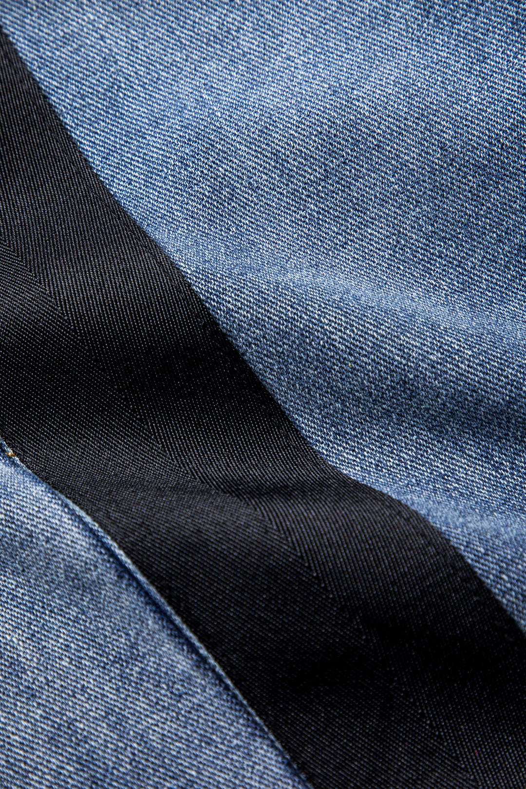 Bow Tie Patchwork Pocket Denim Jeans