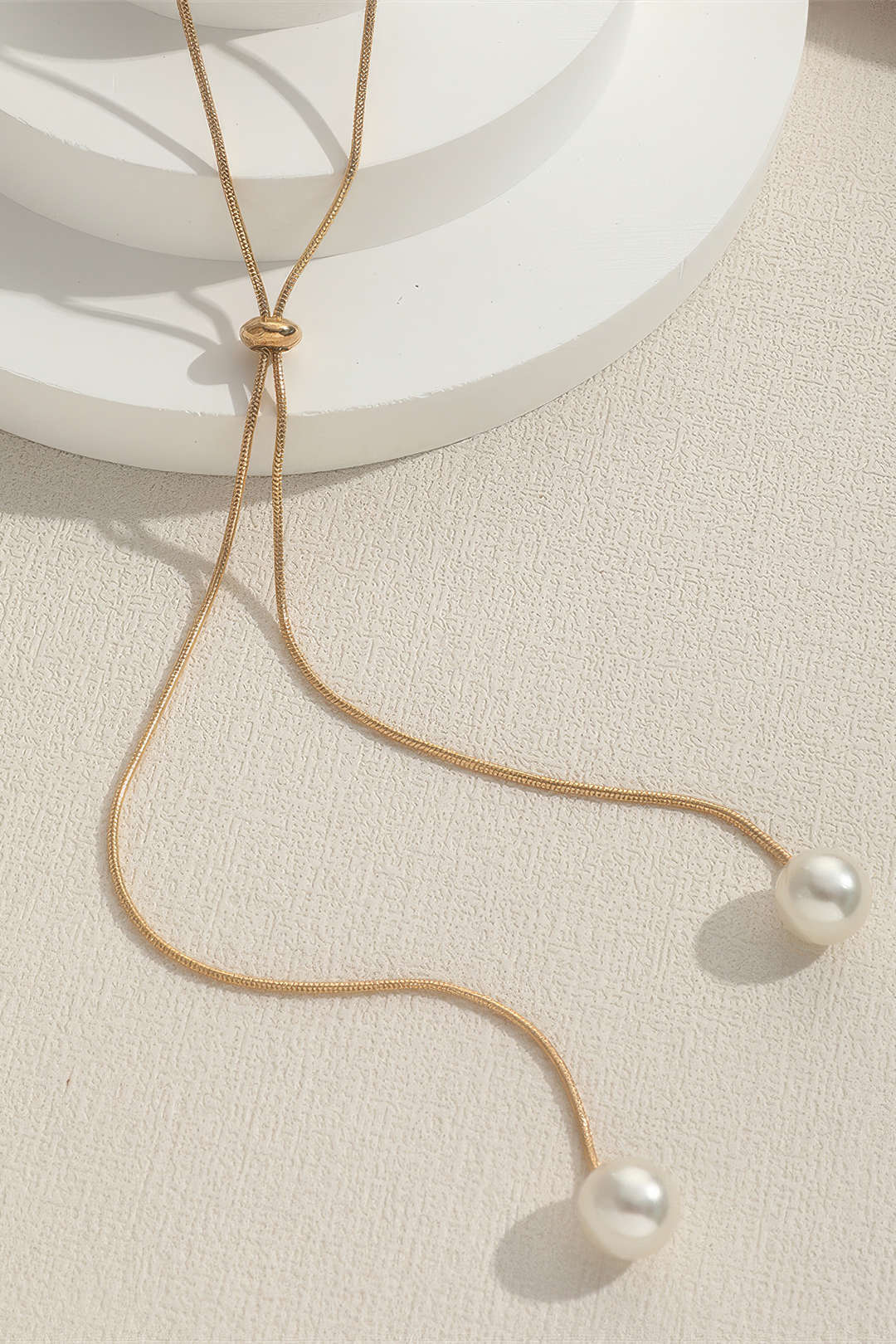 Adjustable Pearl Necklace