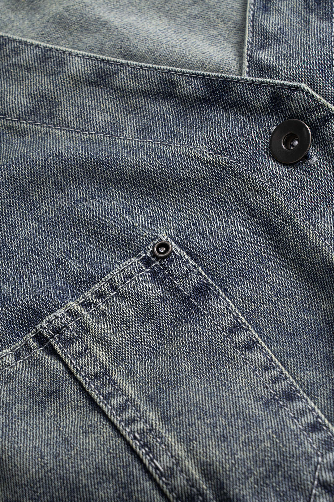 Denim Tie Front Vest