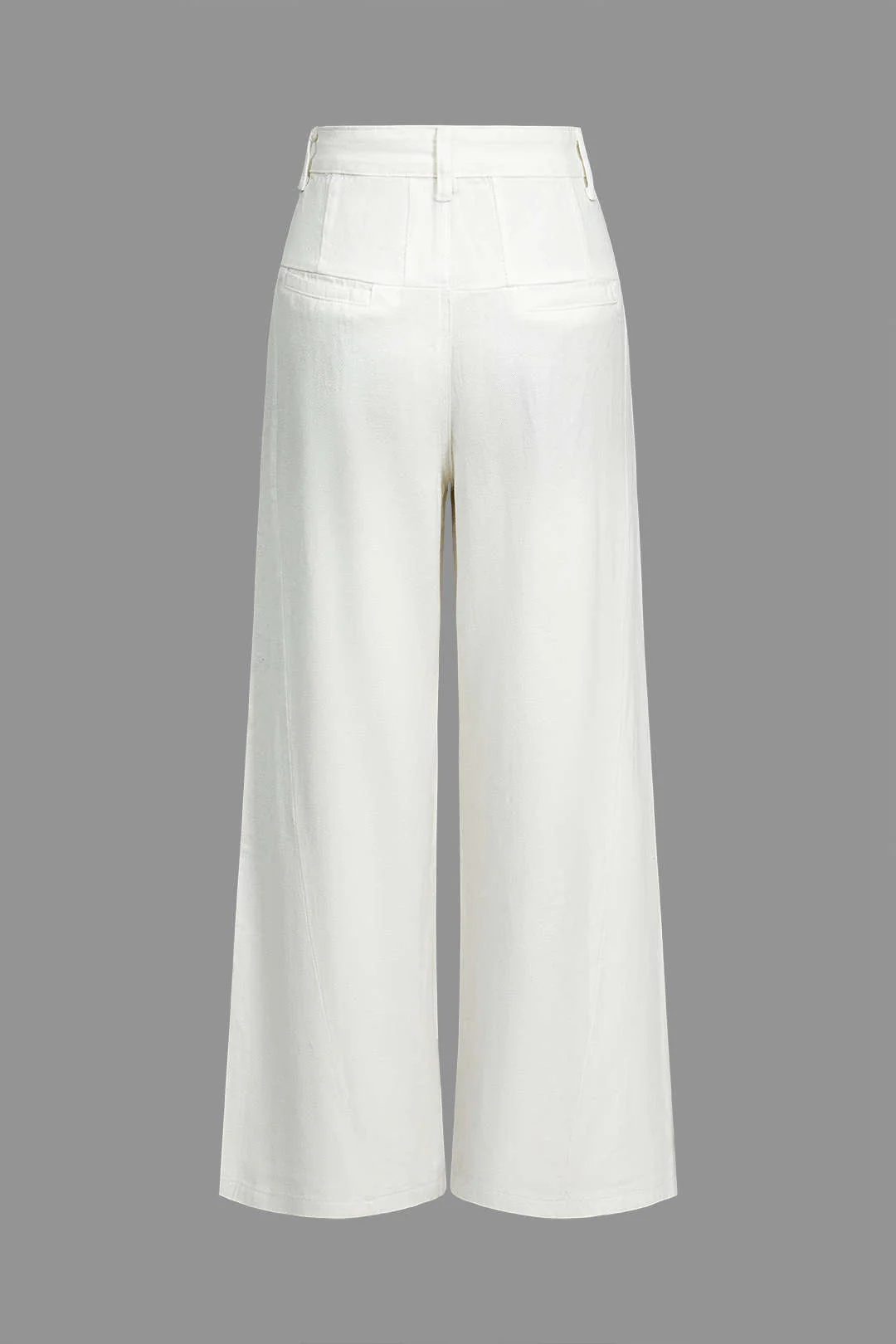 Faded Wide-Leg Jeans