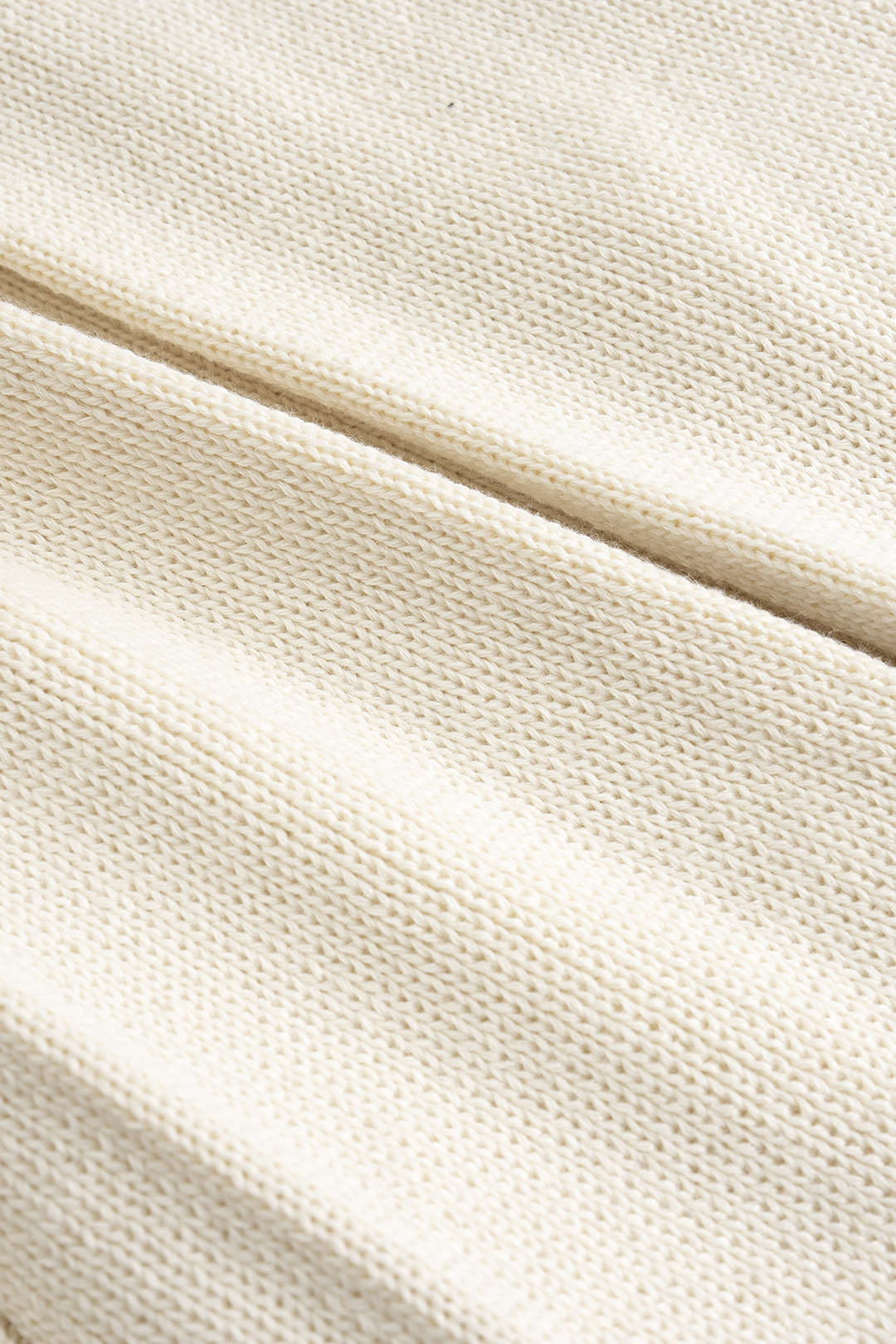 Knit Contrast Binding Pleated Mini Skirt