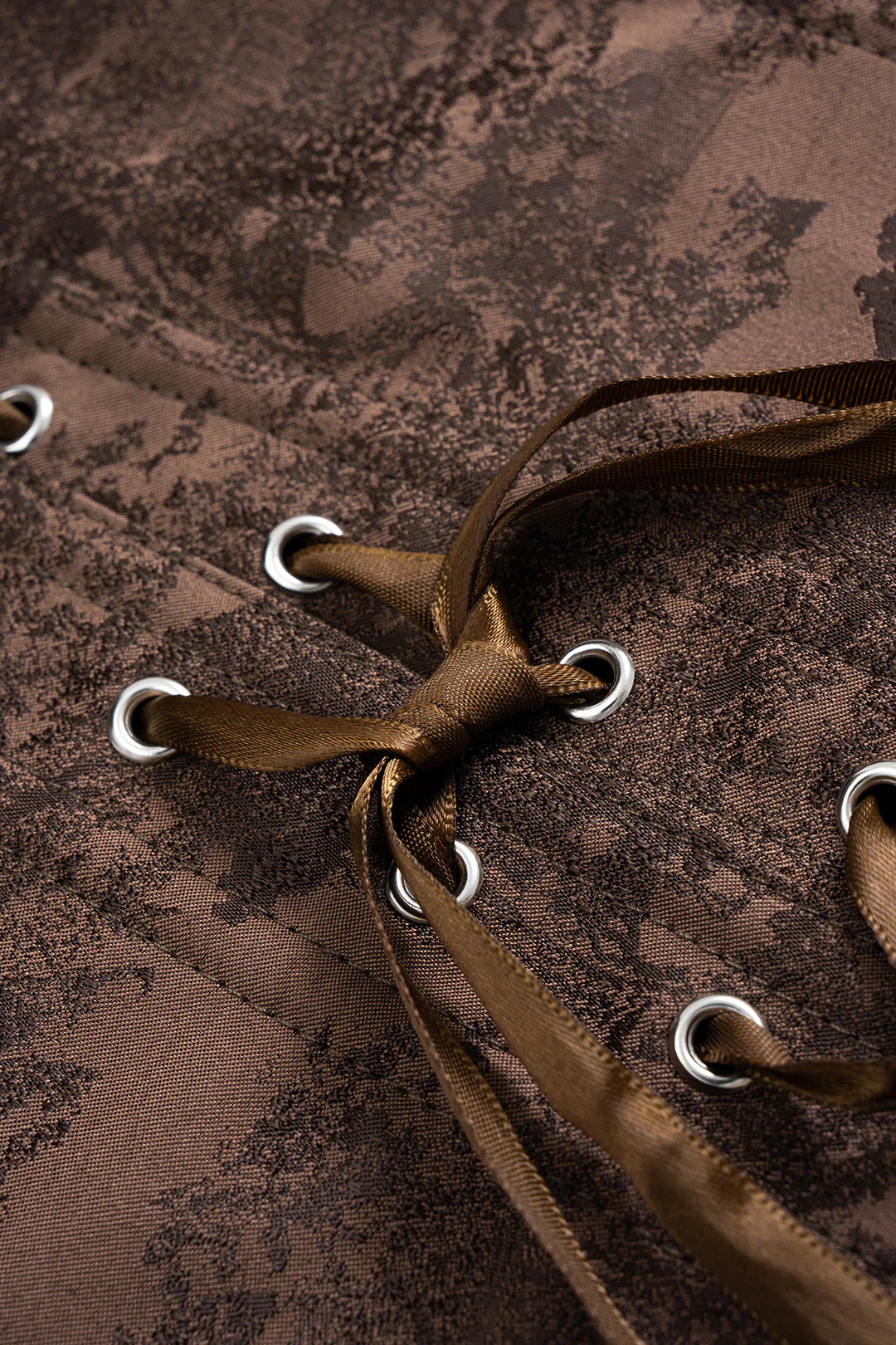 Jacquard Tie-Back Strapless Tube Top