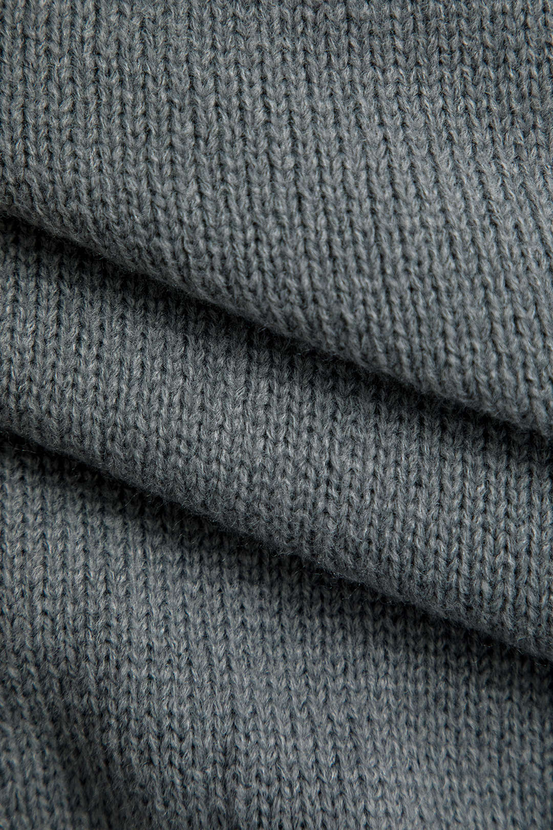 Turtleneck Ruched Cable Knit Top