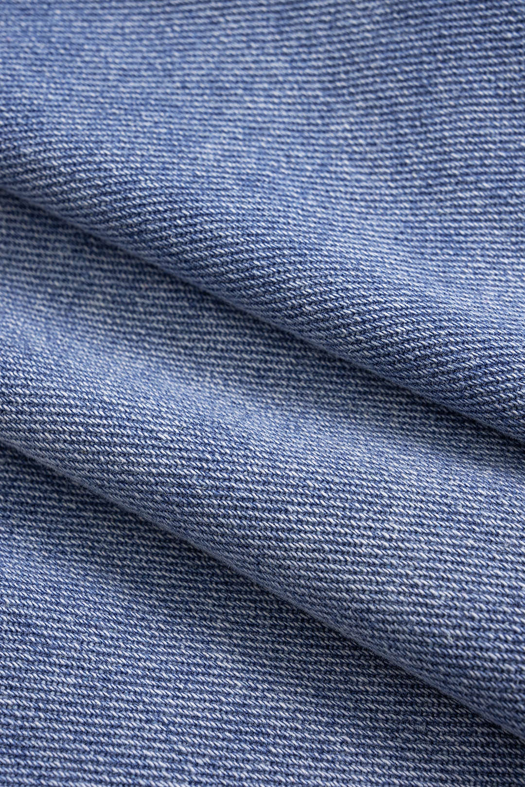 Denim Ripped Patched Long-Sleeve Top And Jorts Set