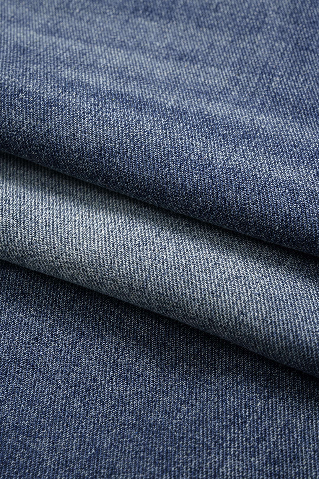 Asymmetrical Button Denim Shorts