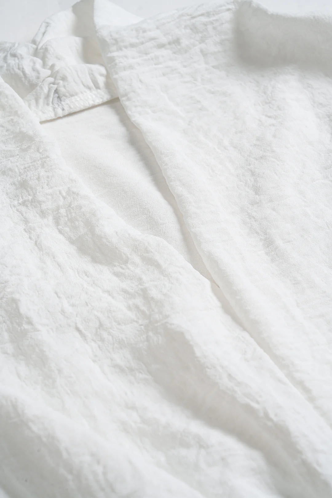 Ruched Sleeves Button Short-Sleeve Shirt