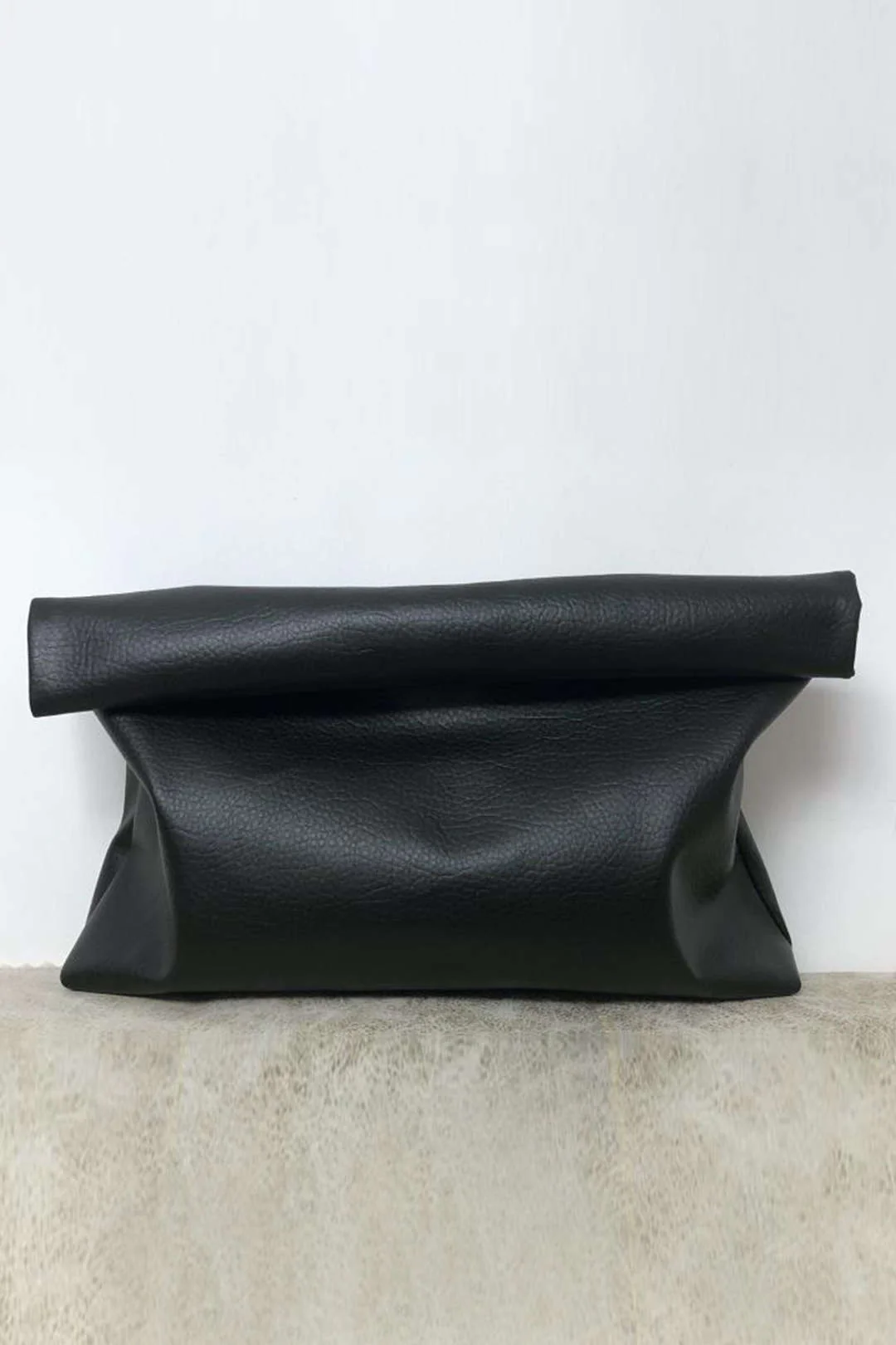 Faux Leather Handheld Bag