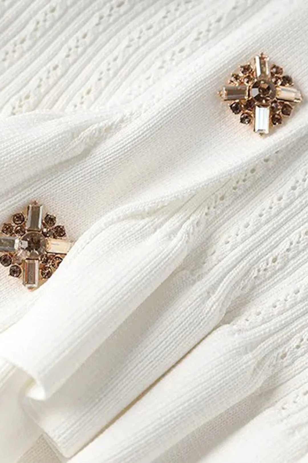 Solid Knit Buttoned Top and Ruffled Mermaid Skirt Set