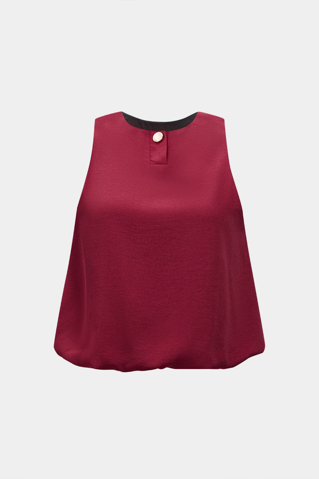 Solid Ruched Tank Top