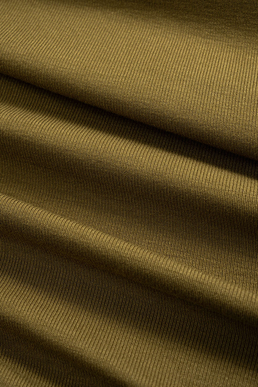 Draped Cowl Neck Long-Sleeve Top And Ruched Skirt Set