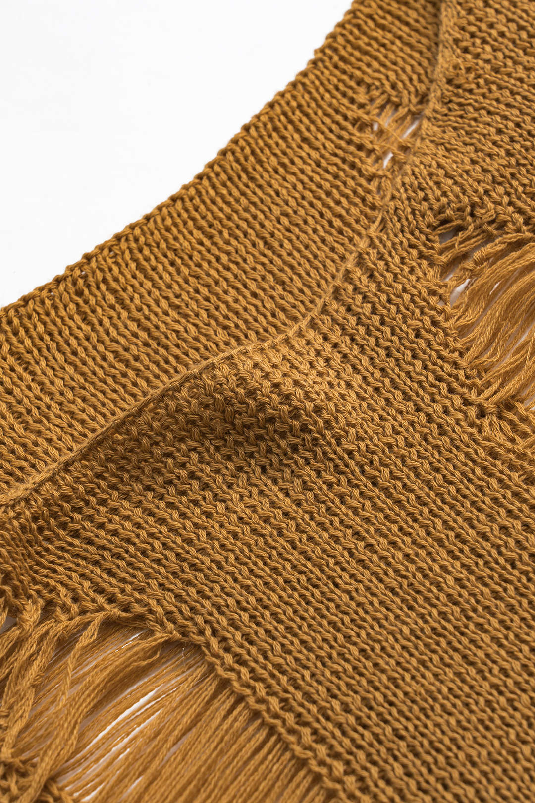 Plus Size Knit Distressed Ladder Tank Top