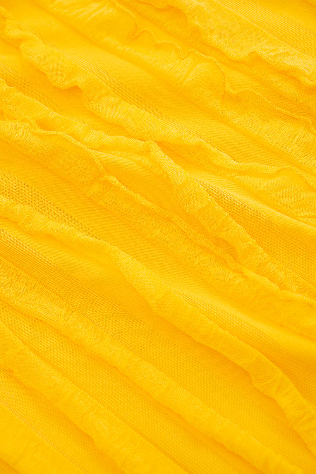 One-Shoulder Ruffle Sleeveless Slit Midi Dress