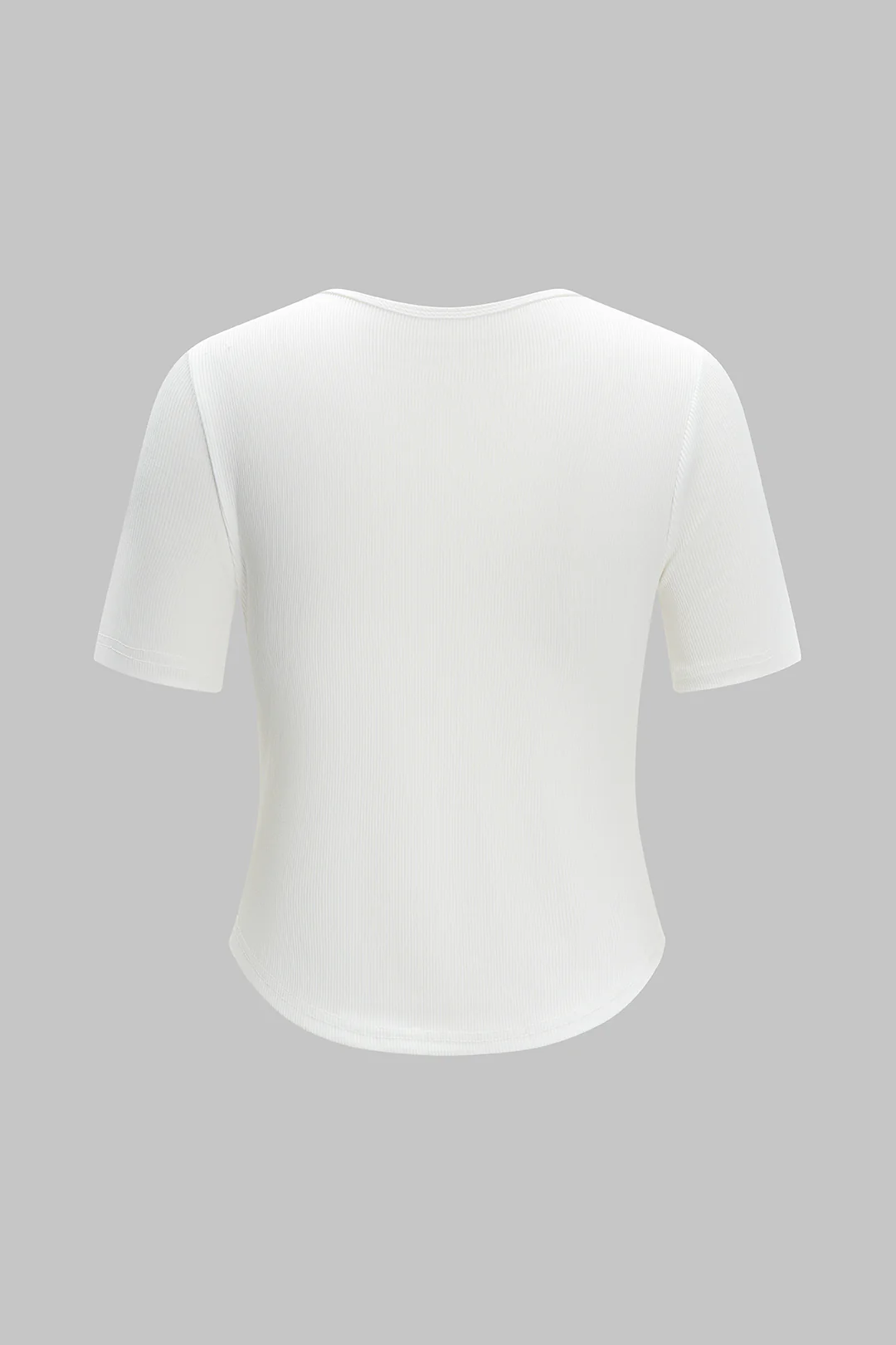 Strappy Tie-Up Short-Sleeve T-Shirt