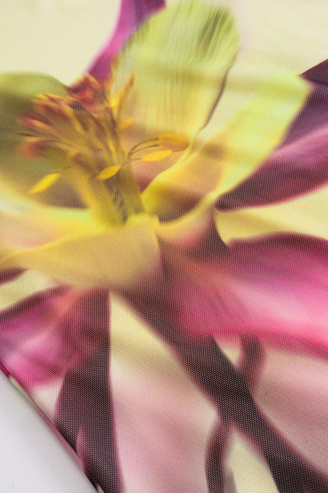 Mesh Floral Pattern Slip Bustier Sleeveless Mini Dress