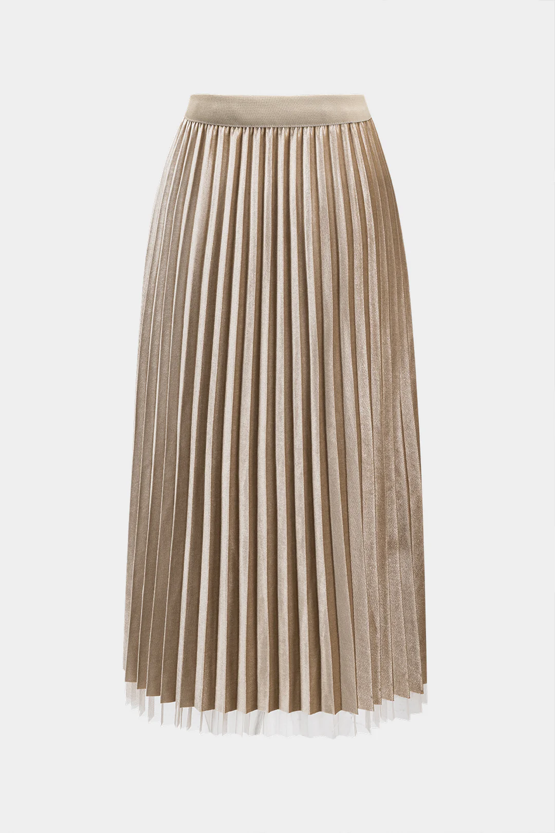 Velvet Pleated Women's Skirt