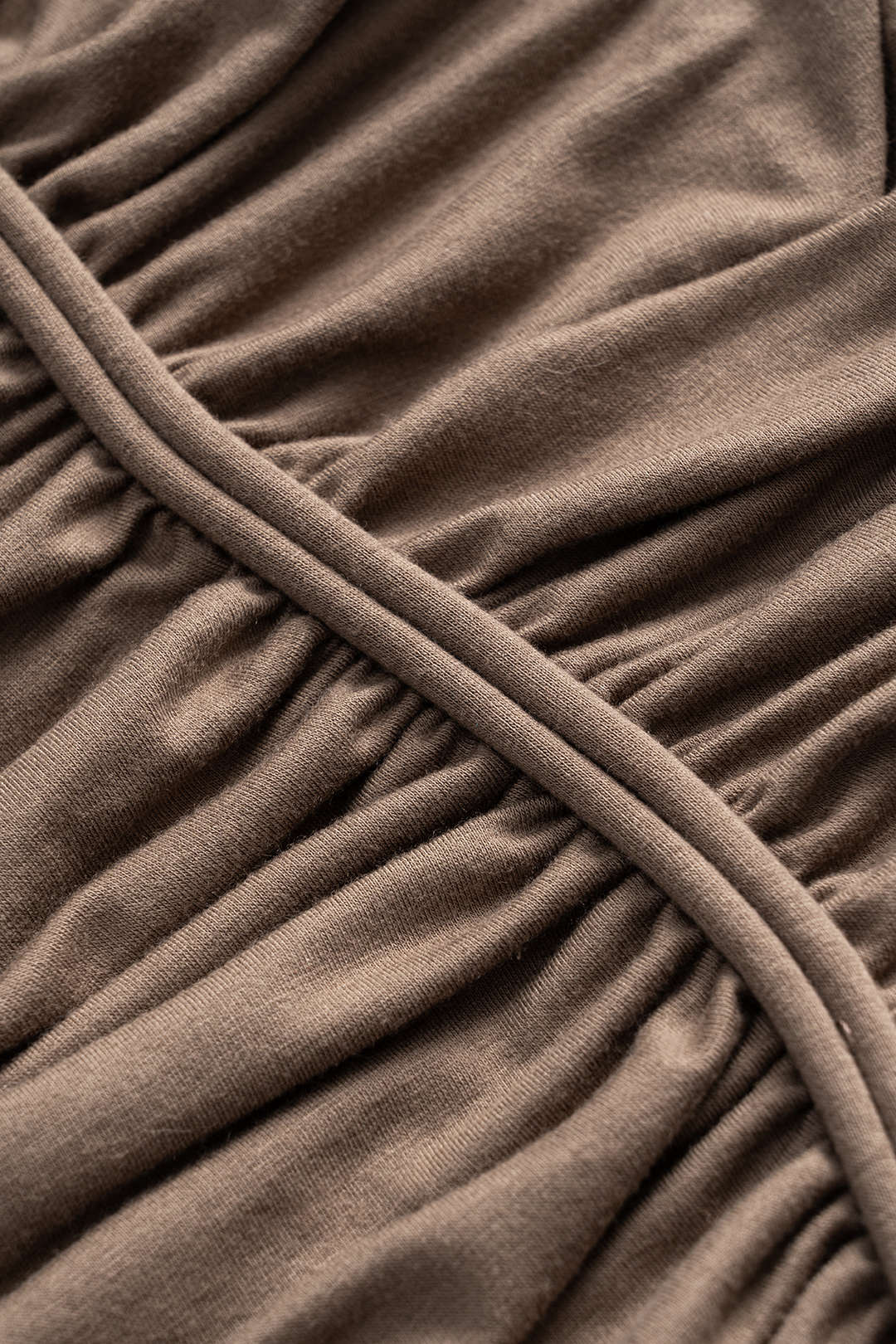 Ruched Slip Hollow Out Sleeveless Mini Dress