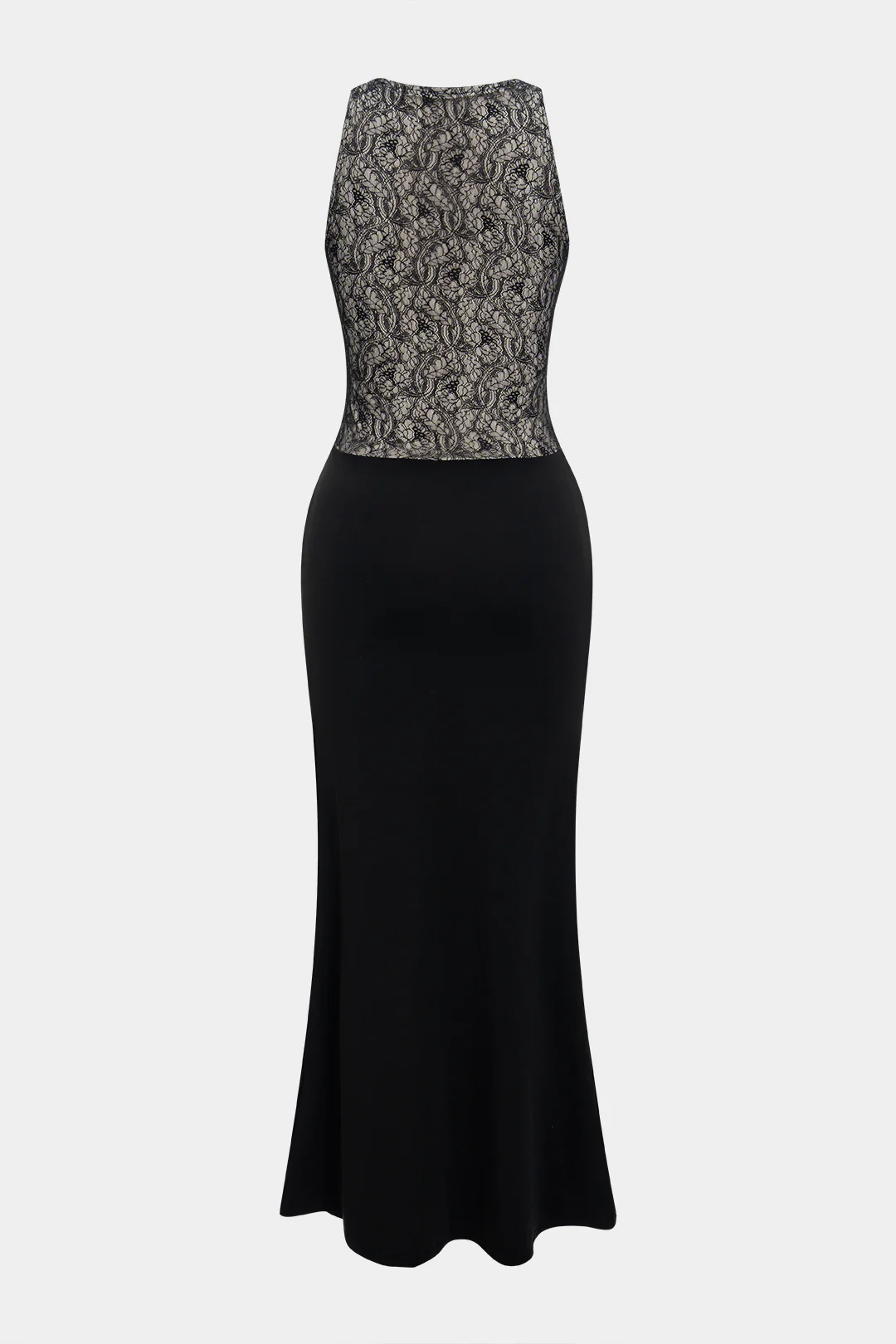 Lace Patchwork Maxi Dress