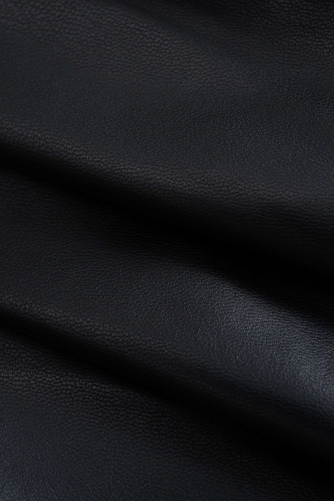 Faux Leather Zippered Skirt