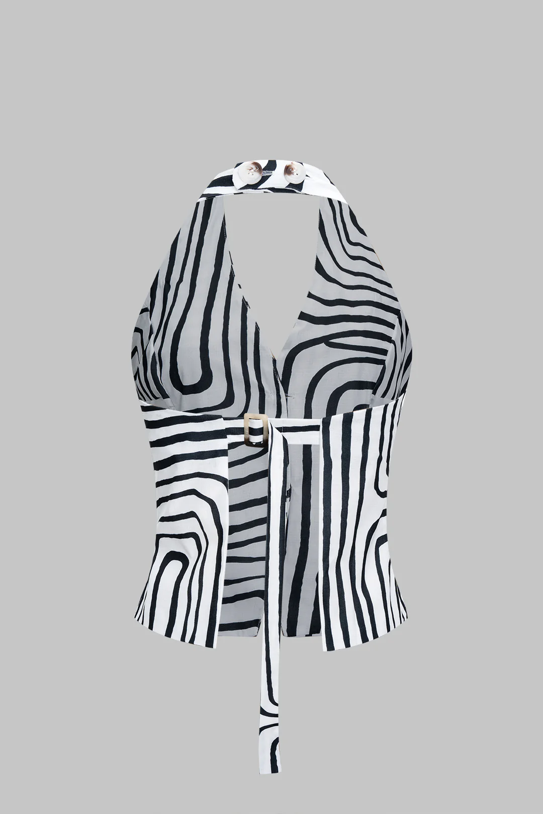 Halter Neck Backless Tank Top