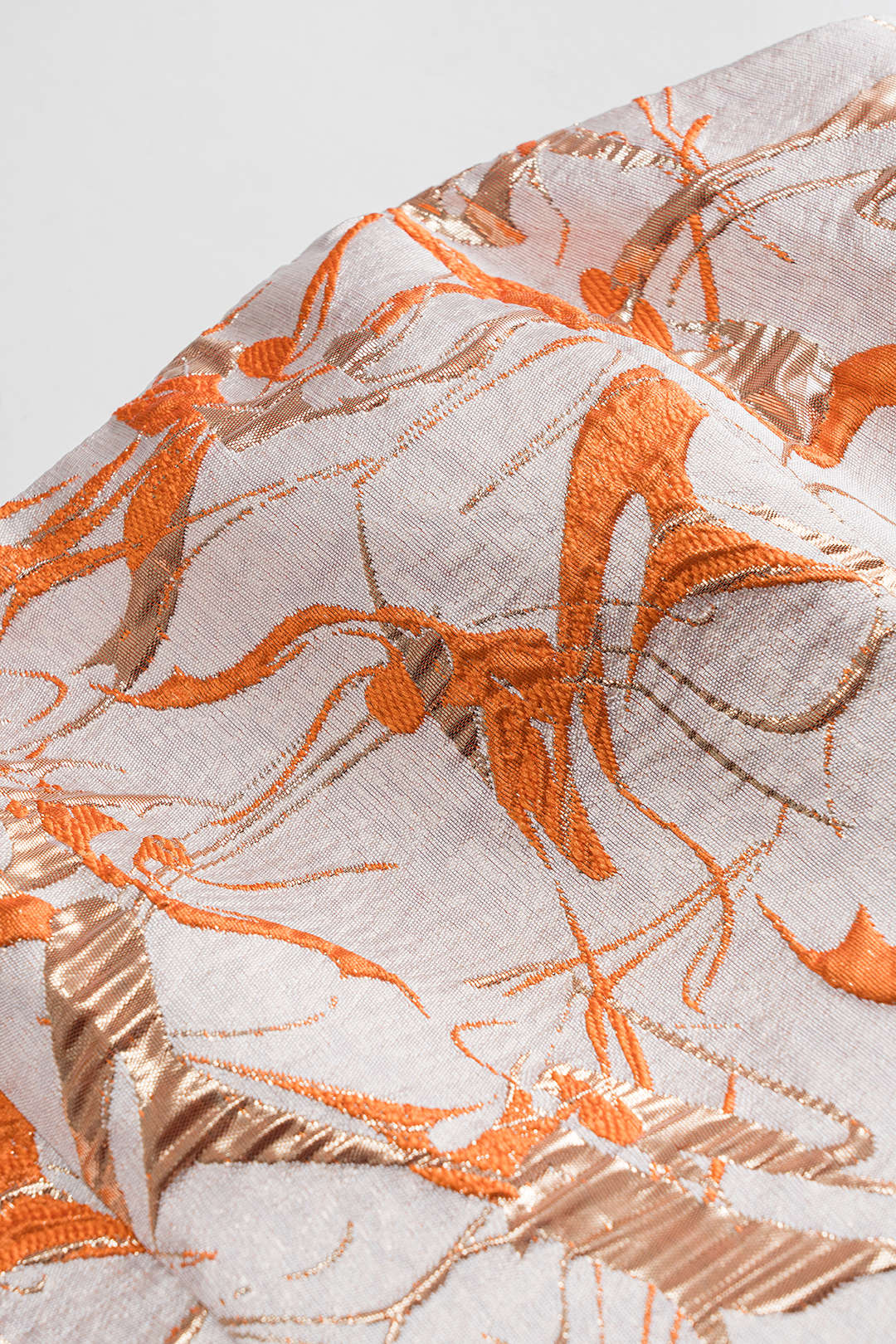 Satin Jacquard Patchwork Ruched Strapless Sleeveless Long Dress