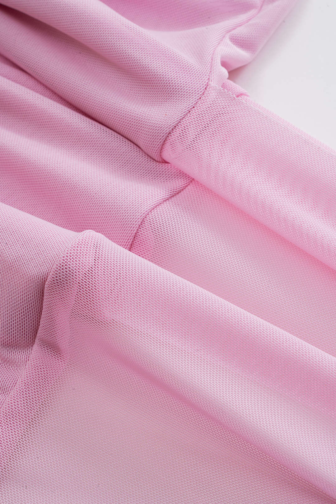 Mesh Off Shoulder Tie Front Mini Dress