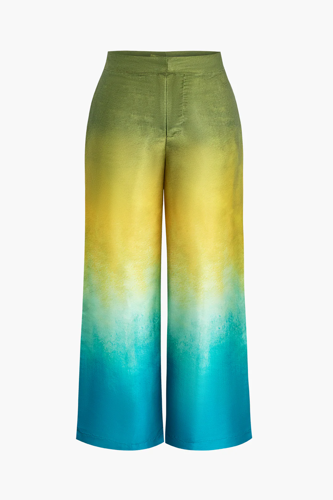 Plus Size Gradient Wide Leg Pants