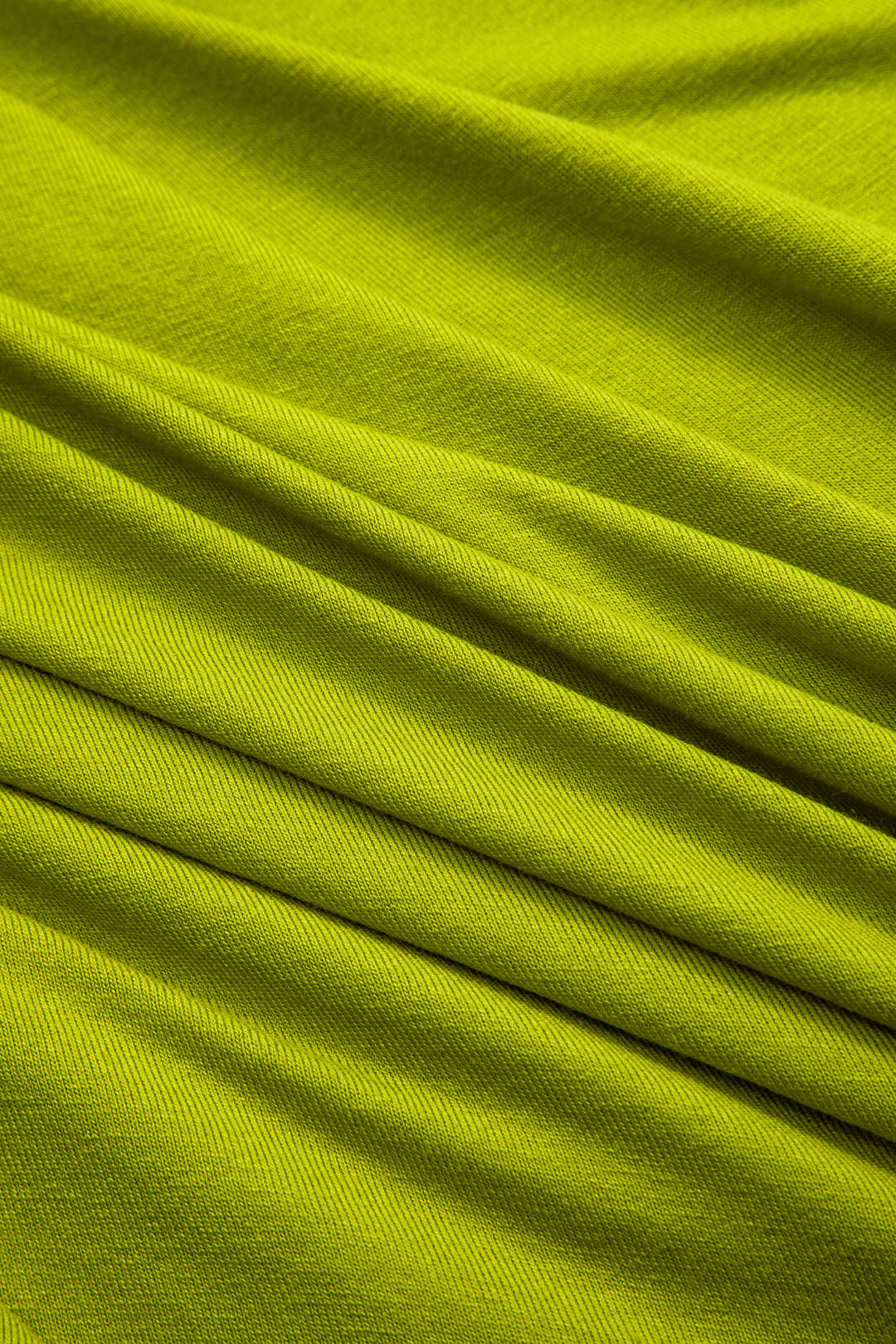 Solid Ruched Top and Metal Asymmetrical Skirt Ensemble