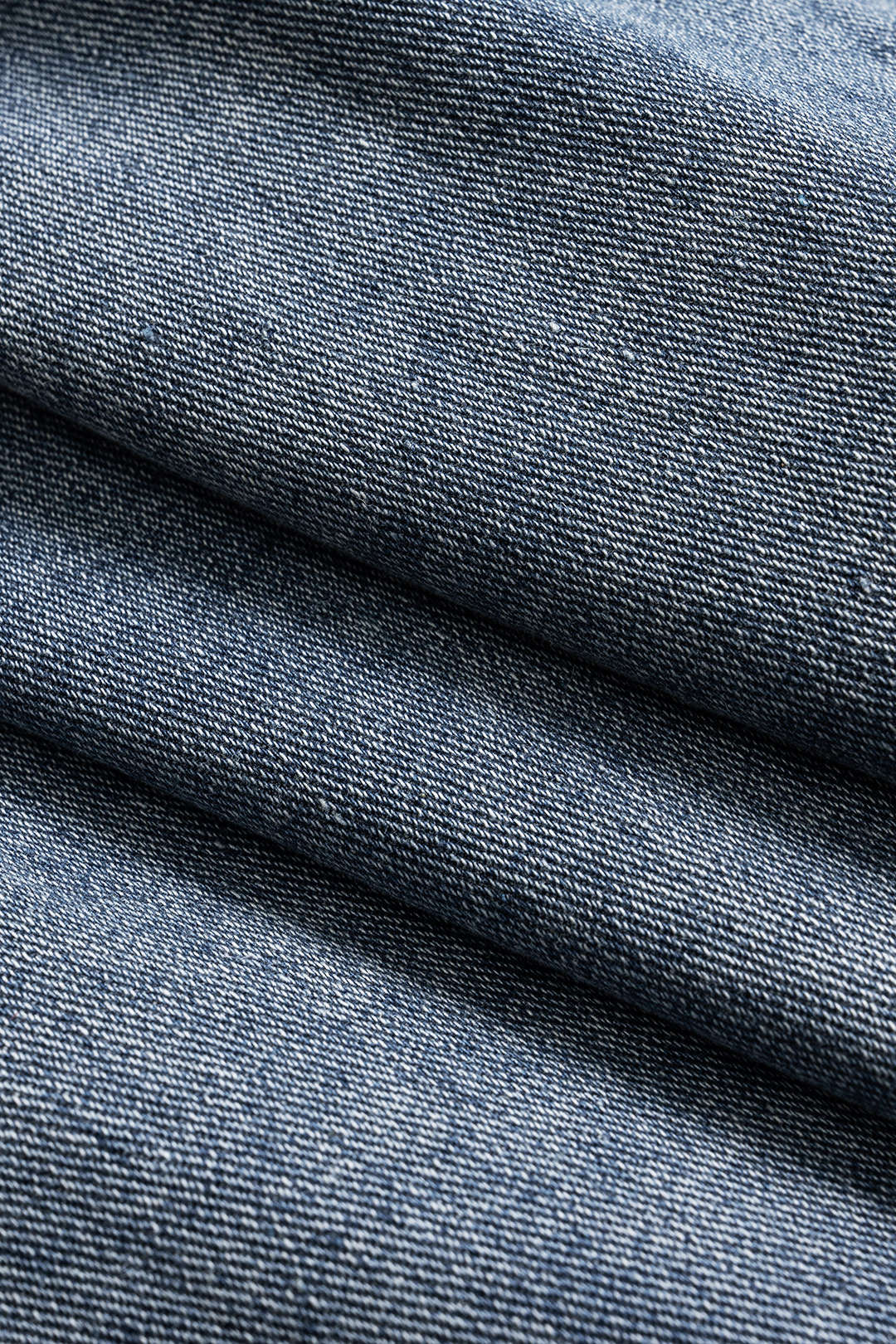 Denim Washed Button Long-Sleeve Shirt