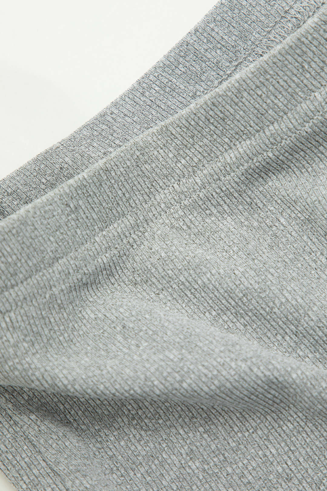 Simple Solid Knit Strapless Top and Shorts Set